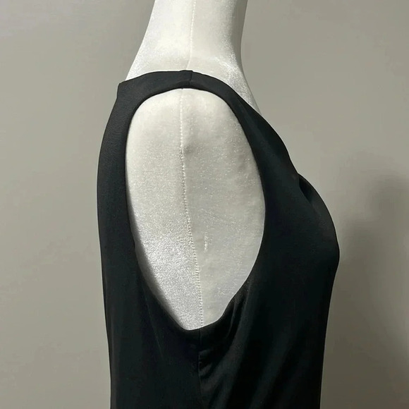 David Meister Vintage Sleeveless  Asymmetrical Midi Length Cocktail Dress - Picture 11 of 13